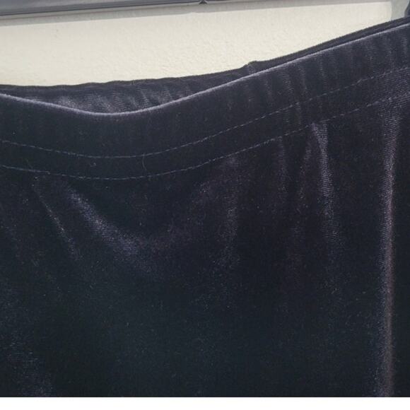 Portraits By Northern Isles Skirt Womens X-Large Velvet Long Twilight Navy NWT - Picture 5 of 8